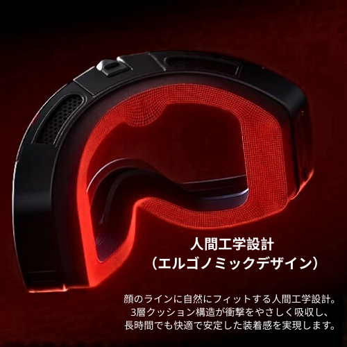 LYRO® - OhO 4K Wi-Fi カメラ ゴーグル UV保護 くもり止め (メンズ/レディース)